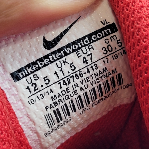 Nike Alpha Pro 2 3/4 TD Football Cleats Men Size 12.5 - 742766-413 - Picture 9 of 9